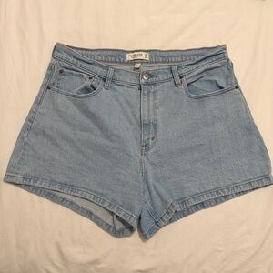 Abercrombie & Fitch Light Blue Jean Shorts